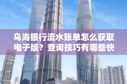 乌海银行流水账单怎么获取电子版？查询技巧有哪些快速掌握？