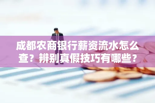 成都农商银行薪资流水怎么查？辨别真假技巧有哪些？